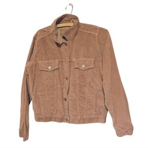 Pink Corduroy Jacket American Eagle